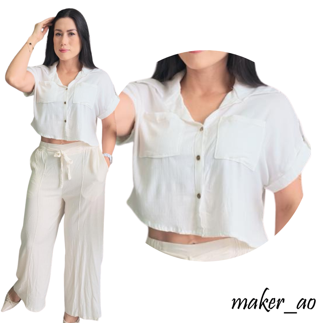 Cami Crops con Bolsillo