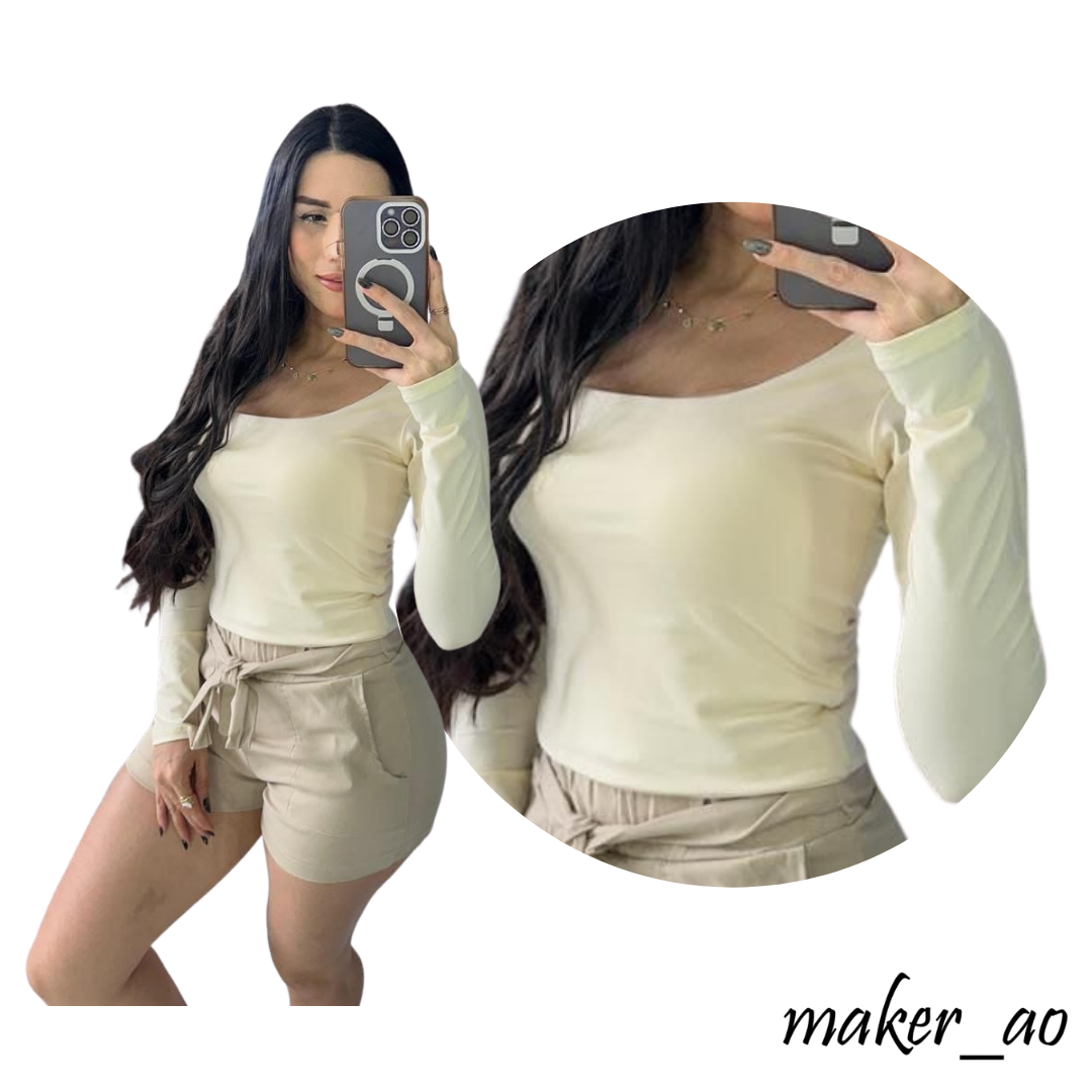 Buzos cuello cuadrado