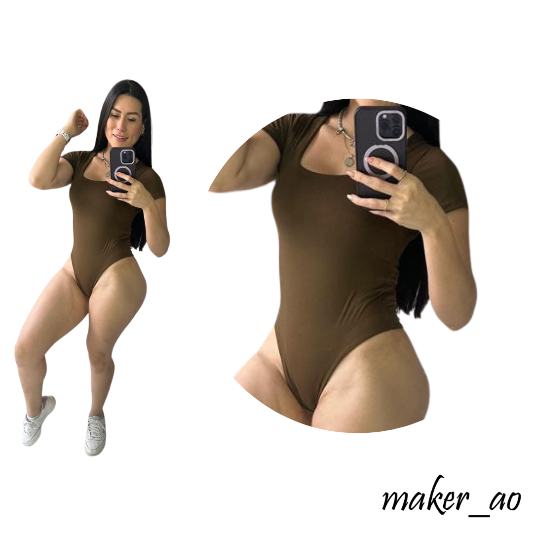Bodys clásicos mangas cortas