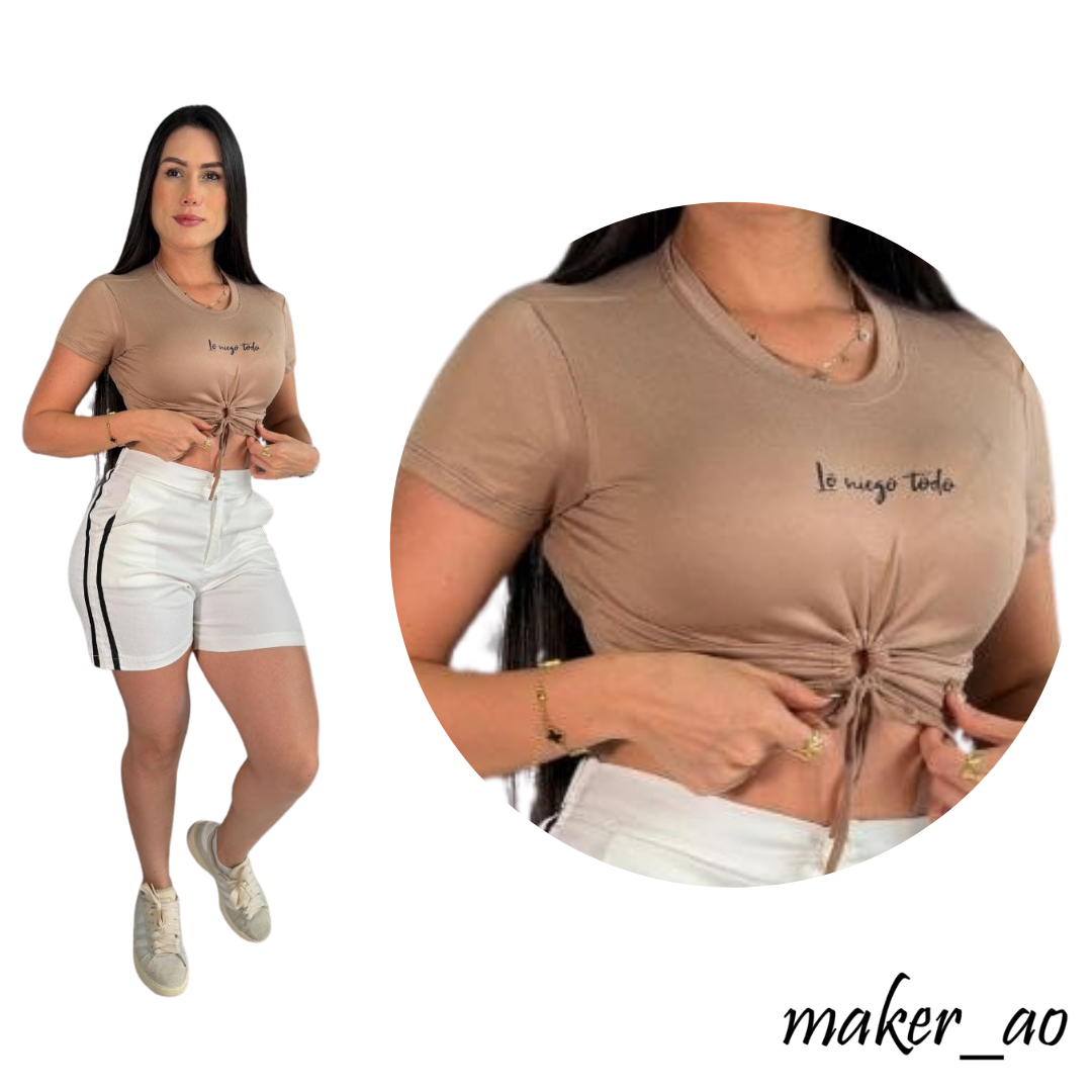 Blusas con amarre