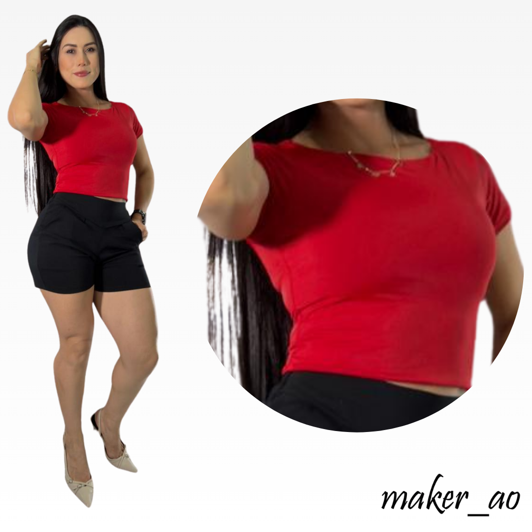 Blusa Suplex Cuello Bandeja