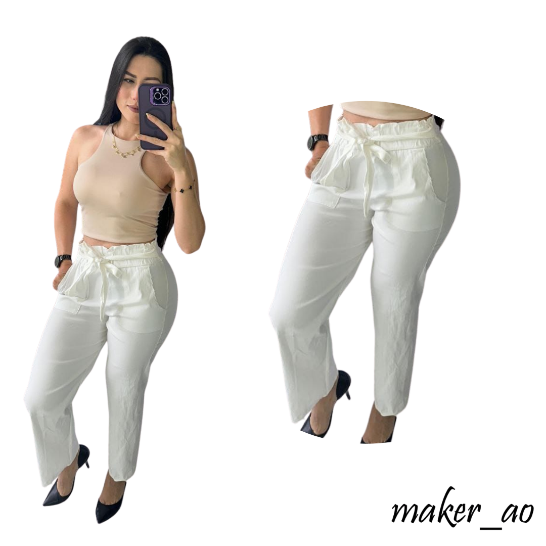 Pantalón con amarre
